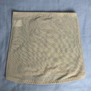 Telebrands Tummy Control Shapewear Beige Waist Cincher Nylon Spandex Slimming M